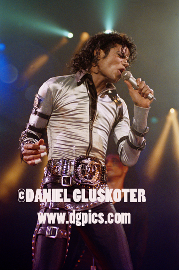 Michael Jackson during the Bad tour in Los Angeles.