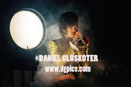 Prince on the Purple Rain tour in 1985.