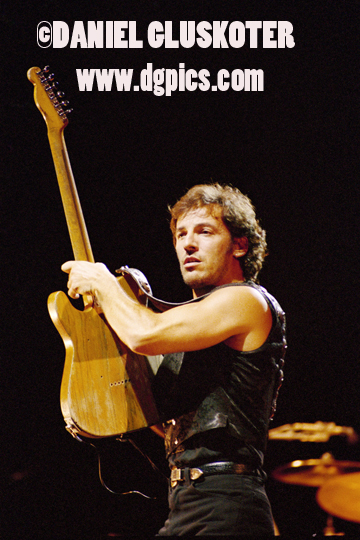 Bruce Springsteen performs in Los Angeles in 1991.